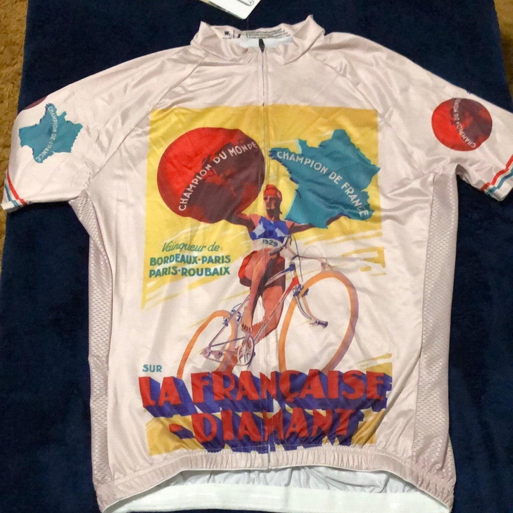 Freestyle Pink and Red Jersey Retro Design